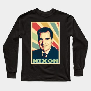 Richard Nixon Vintage Colors Long Sleeve T-Shirt